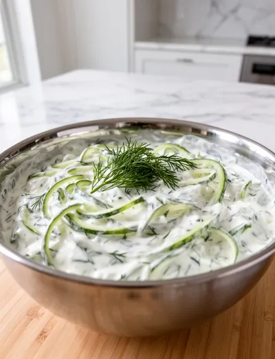 Tzatziki Cucumber Salad