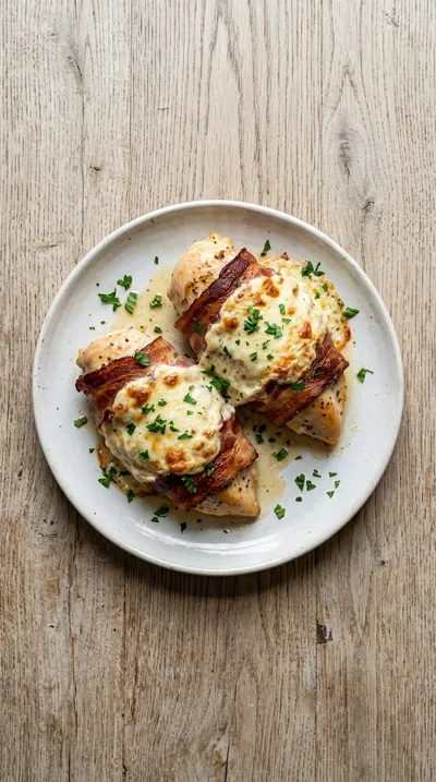 Baked Chicken Breast with Cream Cheese and Turkey Bacon - ingredients preparation