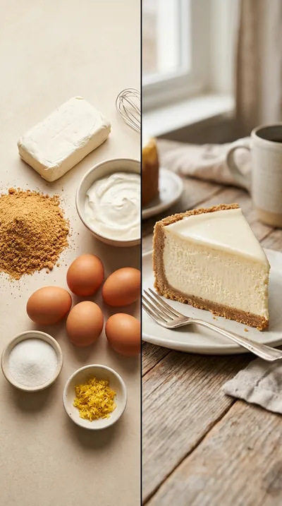 Perfect New York Cheesecake No Water Bath - ready to serve