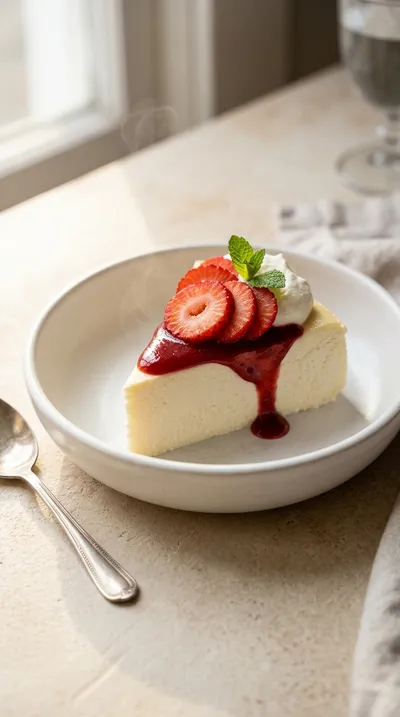 New York Cheesecake – Classic Creamy Slice