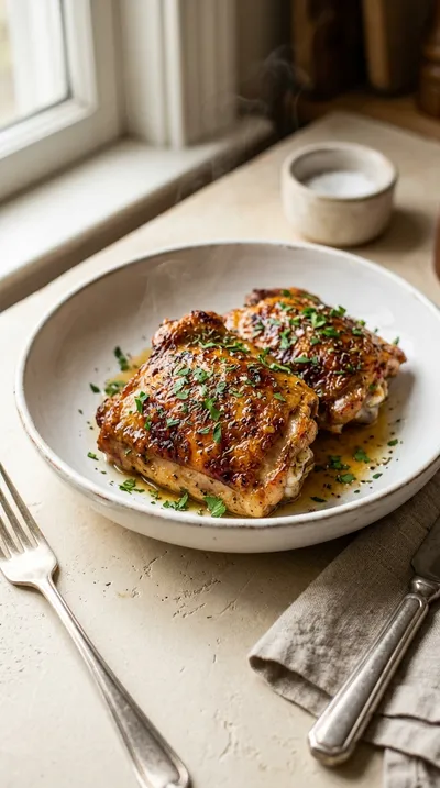 Crispy Air Fryer Chicken Thighs