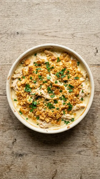 Million Dollar Chicken Casserole – Creamy Comfort Bake - cooking process