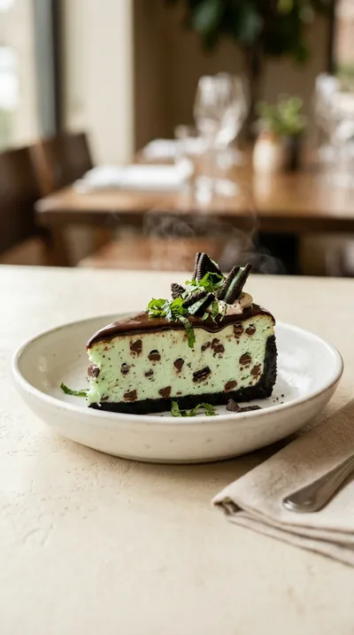 Mint Chocolate Cheesecake