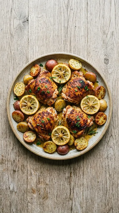 Best Baked Chicken Thighs Recipe - ingredients preparation