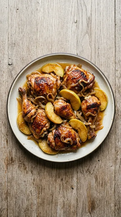 Irresistible Apple Chicken - ingredients preparation