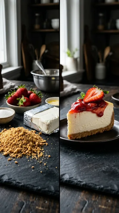 Strawberry Dream Cheesecake Recipe - ready to serve