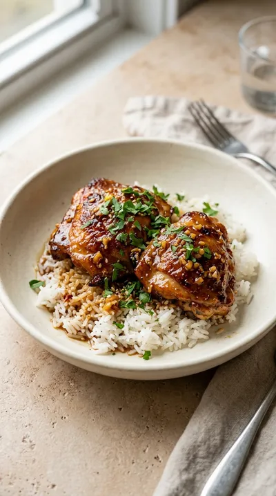 Honey Garlic Chicken Thighs – Easy Sweet & Savory Dinner