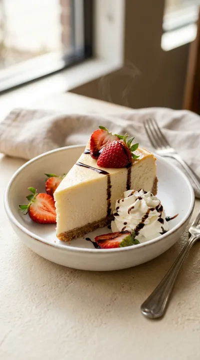 Classic New York Cheesecake – Creamy Baked Perfection