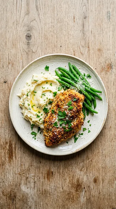 Parmesan Crusted Chicken - Copycat Longhorn Recipe - ingredients preparation