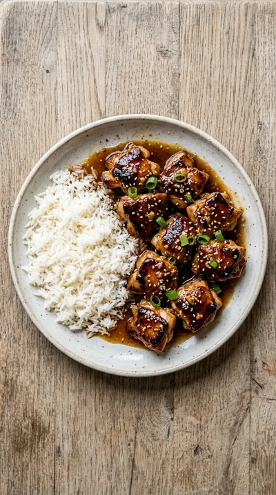 Honey Garlic Chicken Thighs – Easy Sweet & Savory Dinner - ingredients preparation