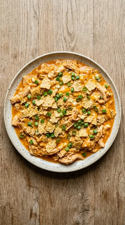 Buffalo Chicken Dip – Easy Crock Pot Recipe - cooking process