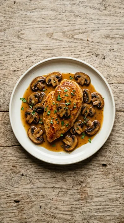 Chicken Marsala with Mushrooms – Classic Recipe - cooking process