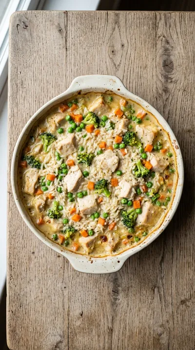 No Peek Chicken Casserole – Easy Dump & Bake - ingredients preparation