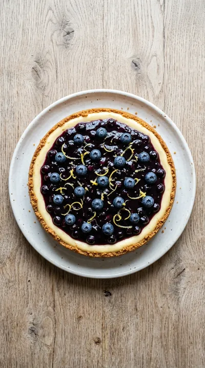 Blueberry Cheesecake – Creamy Lemon‑Infused Delight - cooking process