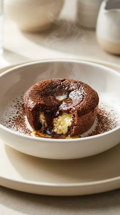 Cottage Cheese Lava Cake – Chocolate Protein Delight