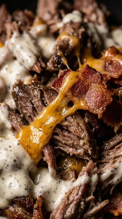 Crockpot Crack Chicken with Ranch, Bacon & Cheddar - ingredients preparation