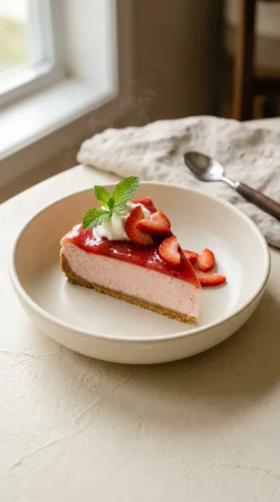 Easy Homemade Strawberry Cheesecake – Creamy And Sweet