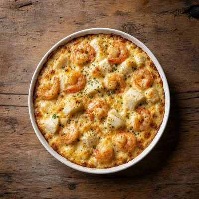 Seafood Gratin – Simple Healthy Dinner - ready to serve
