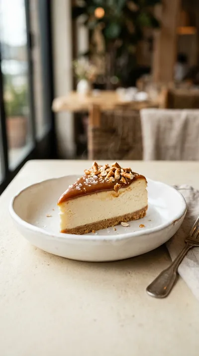 Salted Caramel Pretzel Cheesecake