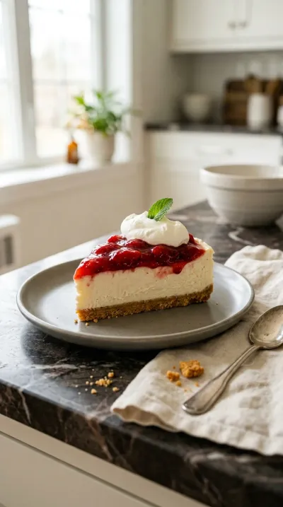 No-Bake Strawberry Cheesecake – Easy No-Bake Dessert