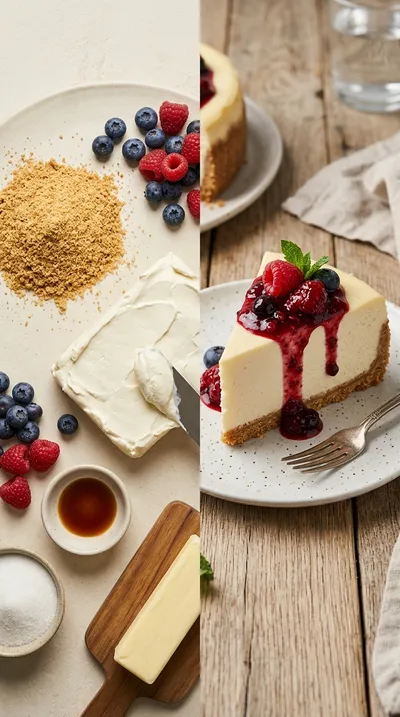 Irresistible Classic Cheesecake - ready to serve