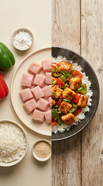 Firecracker Chicken: Quick Spicy Dinner - ready to serve