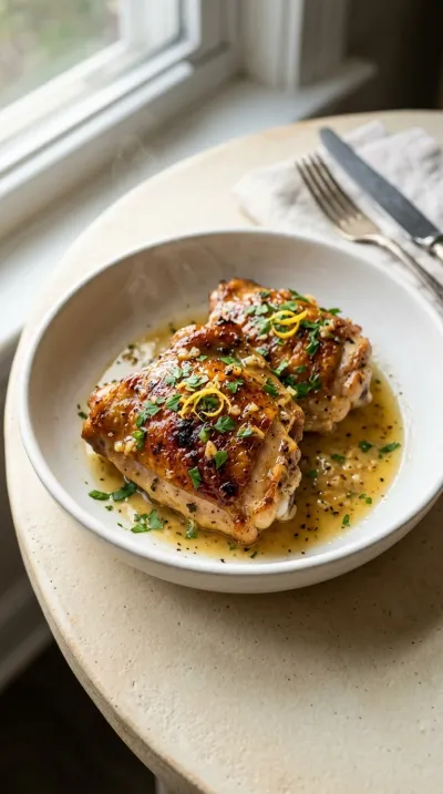 Oven Baked Chicken Thighs – Easy, Juicy & Delicious