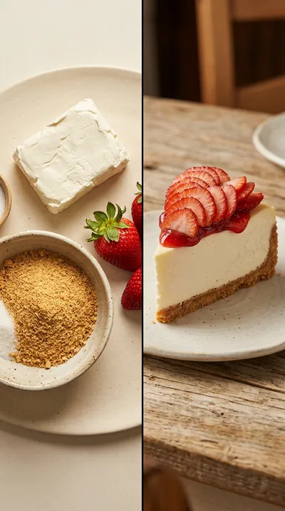 Copycat Cheesecake Factory Strawberry Cheesecake - ready to serve