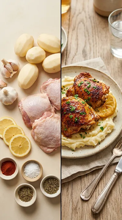 Oven Baked Chicken Thighs – Simple, Delicious Dinner - ready to serve