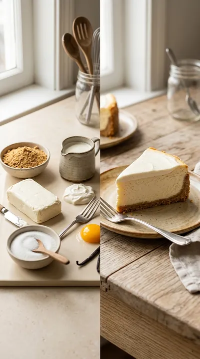 Philadelphia Cheesecake Recipe With Sour Cream - ready to serve