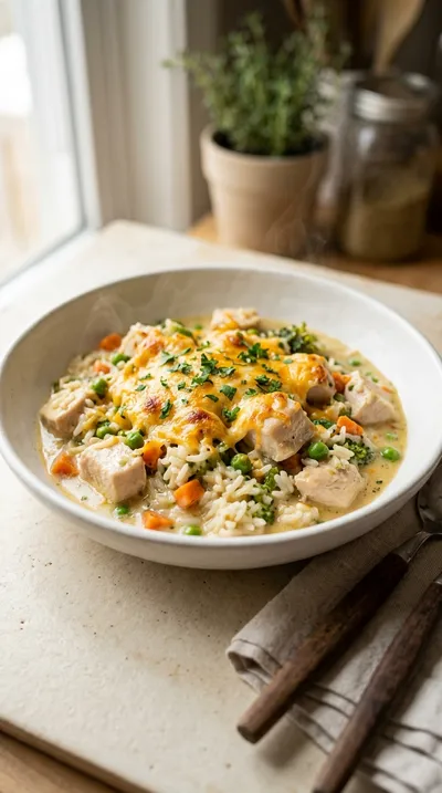 No Peek Chicken Casserole – Easy Dump & Bake