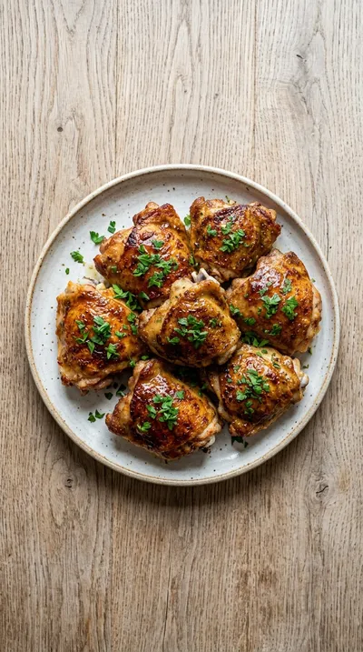 Crispy Air Fryer Chicken Thighs - ingredients preparation
