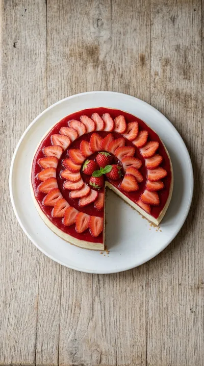 Strawberry Cheesecake – Almost Too Pretty to Eat - cooking process