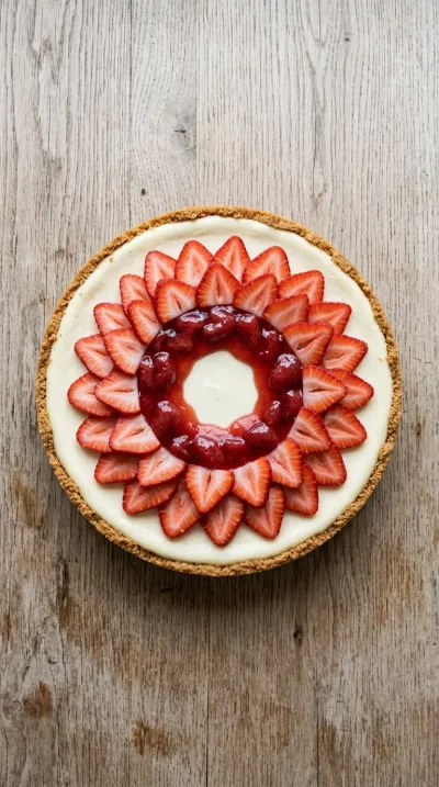 Copycat Cheesecake Factory Strawberry Cheesecake Recipe - cooking process