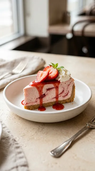 Strawberry Cheesecake for Weekend Dessert