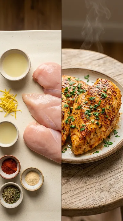 Air Fryer Chicken Breast – Juicy and Easy - ready to serve
