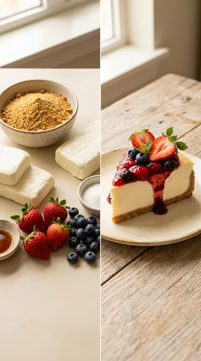 Classic Cheesecake Recipe – Rich & Creamy - ready to serve