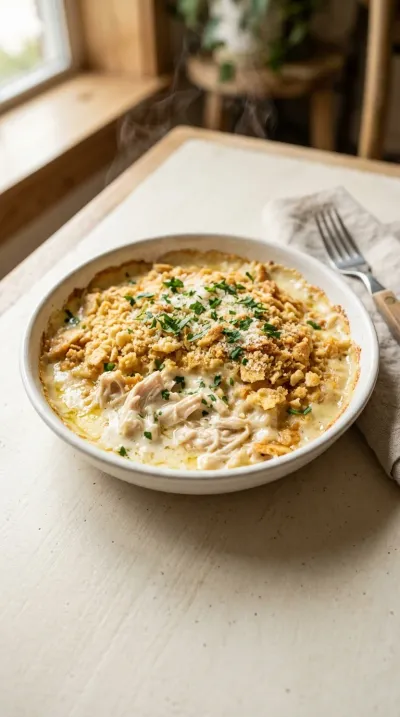 Million Dollar Chicken Casserole – Creamy Comfort Bake