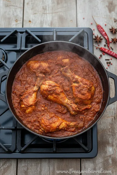 African Chicken Stew Recipe - ingredients preparation
