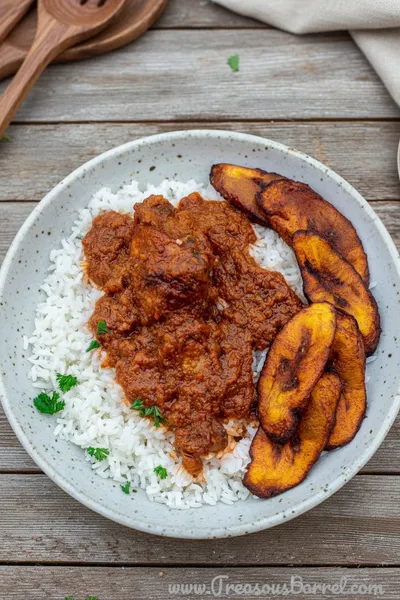African Chicken Stew Recipe - ready to serve