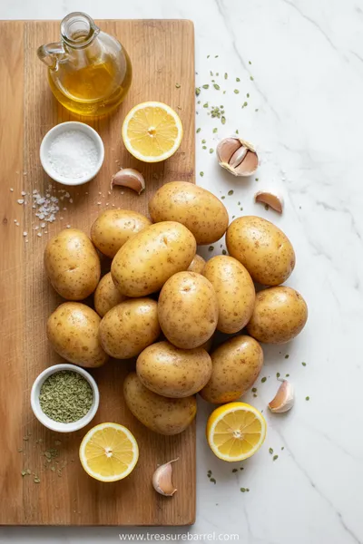 Air Fryer Greek Lemon Potatoes – Crispy 4-Ingredient Recipe - cooking process