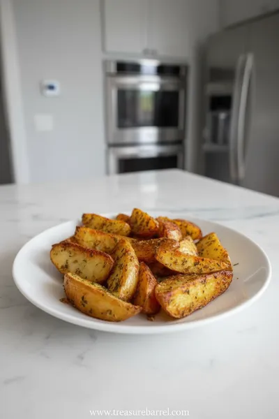 Air Fryer Greek Lemon Potatoes – Crispy 4-Ingredient Recipe