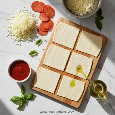 Air Fryer Pizza Rolls – Crispy Snack Recipe - cooking process