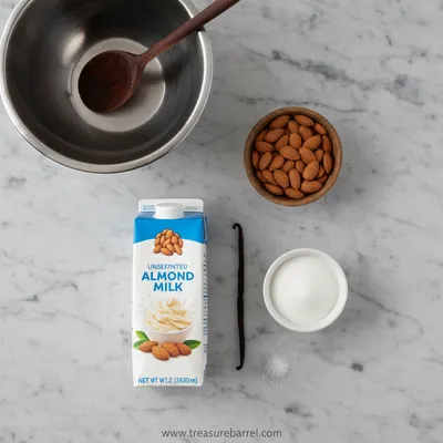 Almond Milk Ice Cream - cooking process