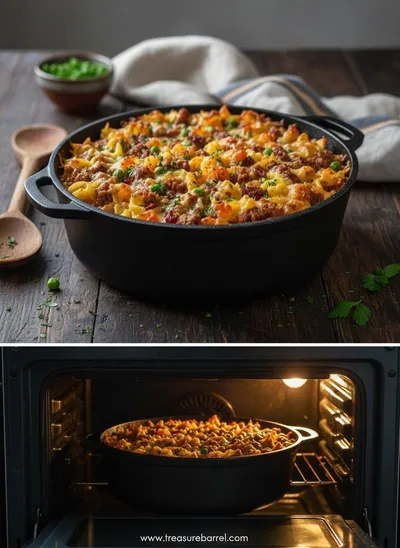 Amish Sunday Savior Casserole - ingredients preparation