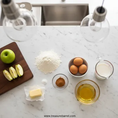 Apple Fritter Bites - cooking process