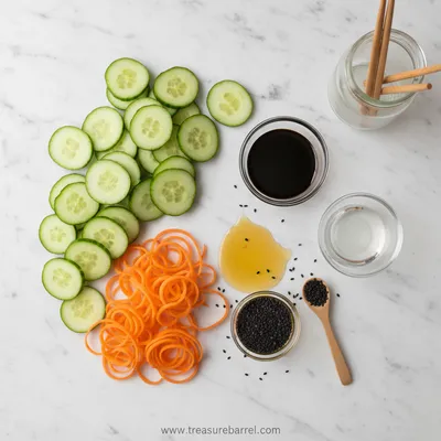 Asian Cucumber Salad – 5-Ingredient Simple Recipe - cooking process