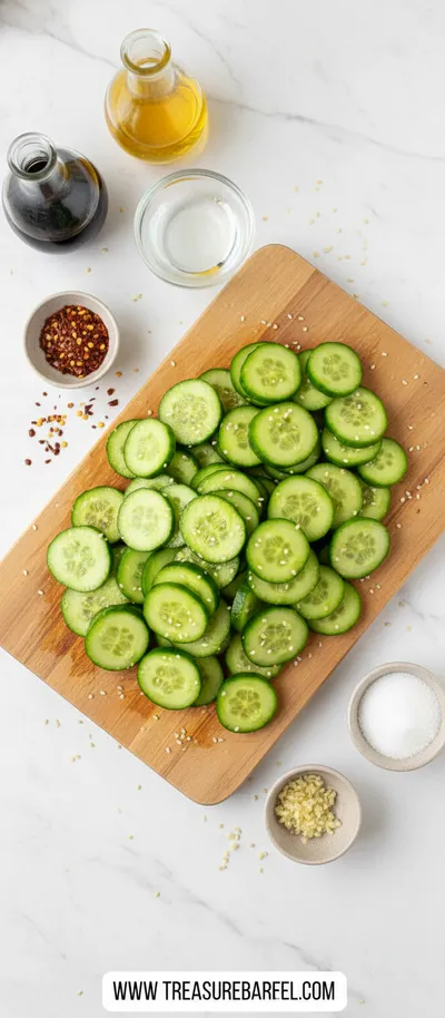 Asian Cucumber Salad – Quick, Fresh Recipe - cooking process