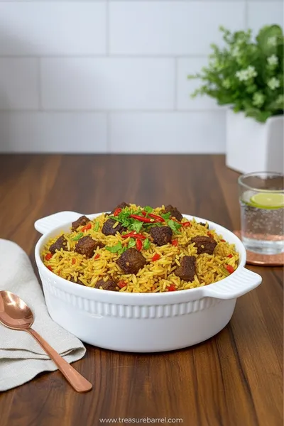 Asun Fried Rice Recipe - ready to serve