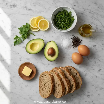 Avocado Egg Toast – Quick Cozy Breakfast - cooking process
